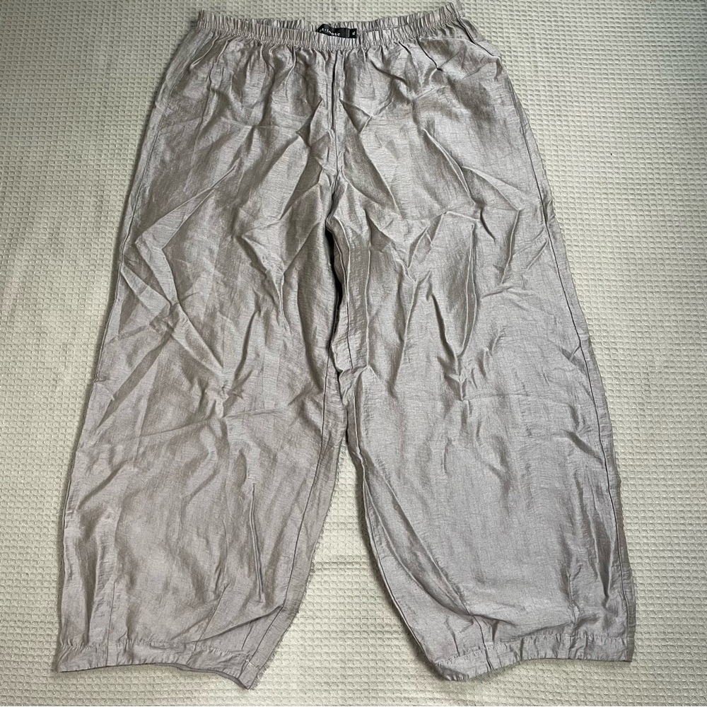 Cut Loose Barrel Ankle Pants XL Womens Pull On Tencel Nylon Lagenlook